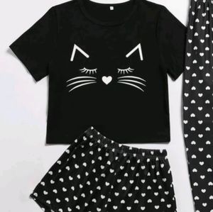 Women PJ 3 piece set